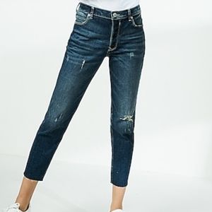 New Express Distressed Girlfriend Jean's Size 2